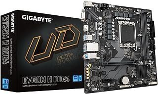 Placa Mãe Gigabyte B760M H DDR4 (LGA 1700/2xDDR4/HDMI/VGA/M.2/USB 3.2)