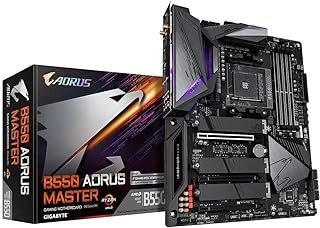 Placa Mãe Gigabyte B550 AORUS MASTER (AM4/DDR4(Até 5400MHz)/HDMI/Wi-Fi/M.2(PCIe/SATA3)/USB3.2) – 9AB55AMST-00-10