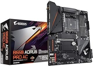 Placa Mãe Gigabyte B550 AORUS PRO AC (AM4/DDR4 3200MHz/HDMI/WIFI/M.2/USB 3.2) – 9MB55APRW-00-11