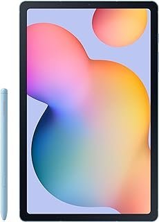SAMSUNG Tablet Android Galaxy Tab S6 Lite de 10,4 polegadas 128 GB, S Pen incluída, design fino de metal, alto-falantes duplos AKG, bateria de longa duração, versão dos EUA, 2022, azul angorá