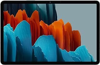 Samsung Galaxy Tab S7+ mais comprimido Android de 12,4 polegadas 128 GB Wi-Fi Bluetooth S Pen para carregamento rápido USB-C Porta, Mystic Black