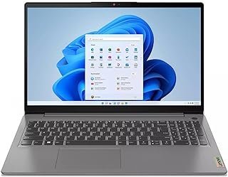 Lenovo IdeaPad 3 15IAU7 15,6 polegadas Full HD Touchscreen Laptop, Intel Core i5-1235U 1.3GHz, 8GB RAM, 256GB SSD, Windows 11 Home, Arctic Gray