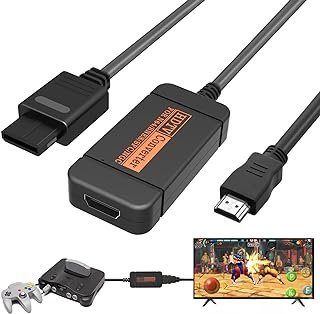 yoxxzus Adaptador HDMI N64, conversor HDMI com cabo HDMI para N64/Gamecube/SNES