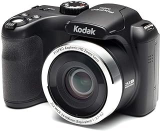 Kodak PIXPRO AZ252 Câmera digital Point & Shoot com LCD de 3 polegadas, preta