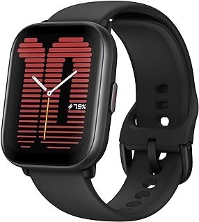 Amazfit Active Smart Watch com GPS, chamadas Bluetooth e música, bateria de 14 dias, display AMOLED de 1,75