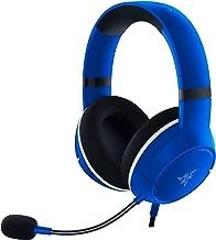Razer Kaira X Wired Headset for Xbox Series X|S, Xbox One, PC, Mac & Mobile Devices: TriForce 50mm Drivers – HyperClear Cardioid Mic – Memory Foam Ear Cushions – On-Headset Controls – Shock Blue