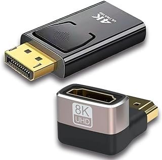 Adaptador Displayport para HDMI 4k UHD DP HDMI 4k x 2k + Adaptador HDMI 90g