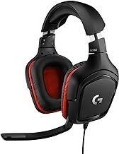 Headset Gamer Logitech G332 para PC, PlayStation, Xbox e Nintendo Switch – Preto/Vermelho