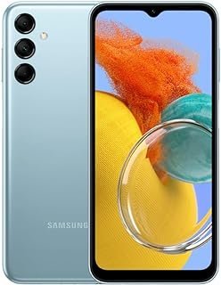 Samsung Smartphone Galaxy M14 5G, 128GB, 4GB RAM, Tela Infinita de 6.6” Dual Chip Azul