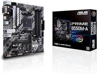 Placa Mãe Asus PRIME B550M-A (AM4/DDR4/VGA/DVI-D/HDMI/M.2/USB3.2)