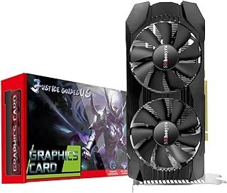 SRhonyra Placa gráfica Radeon RX 590 GME 8 GB GDDR5 placa de vídeo PCB branca para jogos 2304SP 256 bits PCIe 3.0 x16 conector de 6 pinos GPU para jogos de computador desktop com portas HDMI,
