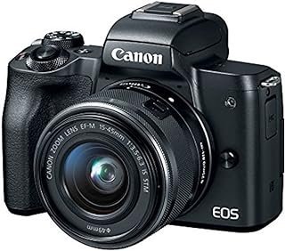 Câmera Digital Canon EOS M50 Mirrorless com Lente 15-45mm (Preto)