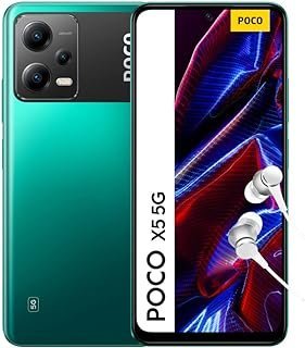 Xiaomi Poco X5 5G + 4G Volte Global Unlocked 128GB + 6GB GSM 6.67 48 mp Triple Camera (APENAS Tmobile Mint Tello USA Market) + (Car Fast Car 51W Charger Bundle) (Green Global)