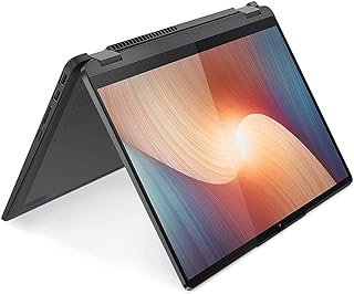 Lenovo Flex 5, tela sensível ao toque WUXGA (1920 x 1200), AMD Ryzen 5 5500U, RAM DDR4 de 16 GB, 512 GB M.2 TLC Storage, AMD Radeon 7 Graphics, Windows 11 Home, 82R9000NUS, cinza tempestade