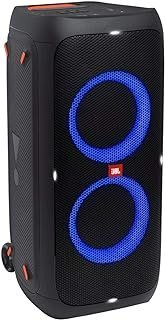 Caixa de som portátil JBL PartyBox 310 com Bluetooth e efeitos de luzes Preto
