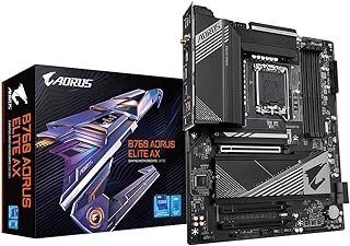Placa Mãe Gigabyte B760 AORUS ELITE AX WIFI (LGA 1700/4xDDR5/HDMI/DP/M.2/USB 3.2)