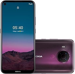 Smartphone Nokia 5.4 128GB, 4GB RAM, Tela 6,39 Pol. Câm Quádrupla com IA + Lentes Ultra-Wide Roxo – NK026