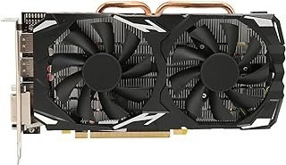 Placa gráfica para jogos RX580, 8GB 256bit GDDR5, PCI Express 3.0 x16, HDMI/DVI/DP, ventoinha dupla, placa de vídeo para computador desktop 60Hz 4K