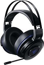 Razer Thresher – Conexão sem fio – Microfone digital retrátil – Fone de ouvido para jogos funciona com PC e PS4
