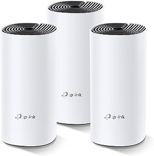 Kit 3 Roteadores Gigabit Wifi TP-Link Rede Mesh AC1200 Mbps Dual Band 2.4Ghz e 5.0Ghz 3 em 1 DECO M4