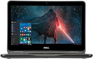 Laptop 2 em 1 Dell leve Inspiron 29.5 cm 2018 com tela sensível ao toque, processador AMD A6-9220e, 4 GB DDR4 RAM, SSD eMMC de 32 GB, disco rígido Radeon R4, gráficos Radeon R4, webcam, Bluetooth, 1,5