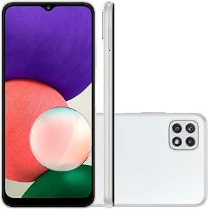 Smartphone Samsung Galaxy A22 5G, Processador Octa Core, 128GB, 4GB RAM, Selfie de 8MP, Tela de 6.6