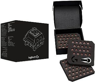 Logitech G Dewey Pacote de interruptor de teclado, preto tátil