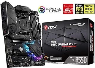 Placa mãe MSI MPG AMD B550 Gaming Plus Socket AM4 ATX DDR4-SDRAM