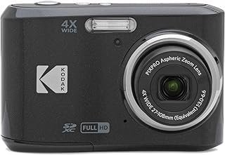 KODAK Câmera digital PIXPRO Zoom FZ45-BK de 16 MP com zoom óptico de 4X, ângulo amplo de 27 mm e tela LCD de 2,7 polegadas (preto)