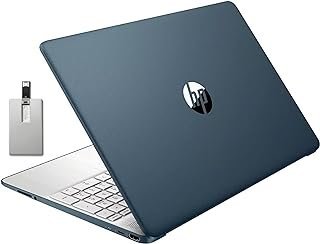 HP Laptop BrightView HD 2022 de 15,6 polegadas, processador Intel Pentium Silver N5030, 8 GB de RAM, SSD PCIe de 256 GB, Intel HD Graphics 605, webcam HD 720p, alto-falantes estéreo, azul, Windows 11,