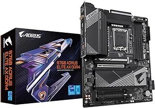 Placa Mãe Gigabyte B760 AORUS ELITE AX DDR4 WIFI (LGA 1700/4xDDR4/HDMI/DP/M.2/USB 3.2)