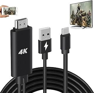 Cabo adaptador HDMI HDTV MHL para Samsung Galaxy S10 S9 Plus S8 Note LG G6 G5 Stylo 5 4 Android Dispositivo MacBook USB Tipo C Carregamento e espelhamento para monitor TV Projetor HD Digital AV Conversor de vídeo