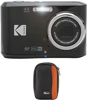 KODAK Câmera digital PIXPRO FZ43 de 16 MP (preta) com pacote de estojo de transporte
