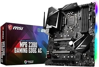 MSI MPG Z390 Gaming Edge AC LGA1151 (Intel 8ª e 9ª geração) M.2 USB 3.1 Geração 2 DDR4 HDMI DP Wi-Fi SLI CFX ATX Z390 Placa mãe para jogos