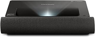 ViewSonic Projetor a laser X2000B-4K UHD de projeção ultra curta 4K com 2000 lúmens, conectividade Wi-Fi, cores cinemáticas, Dolby e trilhas sonoras DTS, suporte para home theater