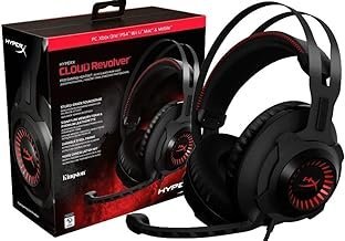 HyperX HX-HSCR-BKRC Cloud Revolver Gaming Headset, Preto (Recondicionado)