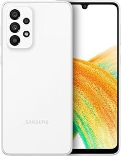 Samsung Galaxy A33 128GB 5G Wi-Fi Tela 6.4” Dual Chip 6GB RAM Câmera Quádrupla + Selfie 13MP Bateria de 5000mAh – Branco