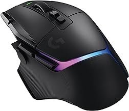 Mouse Gamer Sem Fio Logitech G502 X PLUS LIGHTSPEED com RGB LIGHTSYNC, Switches LIGHTFORCE, Sensor HERO 25K, 13 Botões Programáveis, Compatível com PC/ macOS/ Windows – Preto