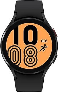SAMSUNG Galaxy Watch 4 44 mm Smartwatch com monitor ECG para saúde, fitness, corrida, ciclos de sono, detecção de queda GPS, LTE, versão dos EUA, preto