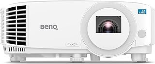 BenQ Projetor de negócios WXGA LED (LW500), DLP, 2000 ANSI Lumens, 20000:1 de alta taxa de contraste, portas HDMI duplas, correção automática de keystone, ligar/desligar instantâneo, configuração simples, tecnologia SmartEco