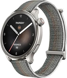 Relógio inteligente Amazfit Balance AMOLED de 1,5 polegadas grande, Bluetooth Call GPS, exibição de 6 sistemas de posicionamento por satélite AI fitness acelerado, Alexa embutido (Cinza)