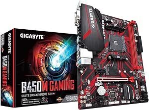 PLACA-MÃE GIGABYTE B450 GAMING, AM4 2XDDR4(MÁX 64GB),4 SATA,1 M.2, HDMI/VGA/DVI-D 2XUSB 3.2, 4XUSB 2.0