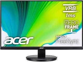 Acer Monitor de computador doméstico de escritório com moldura zero de 27