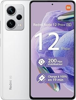 Smartphone Xiaomi Redmi Note 12 Pro Plus Polar White 8GB RAM 256GB ROM (Versão Global No Brasil)