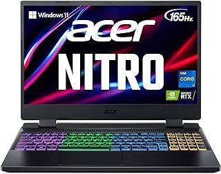 Acer Laptop Nitro 5 | Intel Core i7-12700H | NVIDIA GeForce RTX 3070 Ti GPU | Tela IPS QHD 165Hz de 15,6 polegadas | 32GB DDR4 | SSD de 2 TB em RAID 0 | Teclado RGB em inglês americano