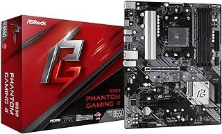 ASRock B550 Phantom Gaming 4 suporta 3ª geração AMD AM4 Ryzen/Future placa mãe de processadores AMD Ryzen