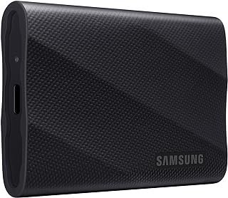 SAMSUNG T9 2 TB, SSD portátil, até 2000 MB/s, USB 3.2 Gen 2×2 (20Gbps) NVMe, resistente, para fotógrafos, criadores de conteúdo e jogos, unidade de estado sólido externa (MU-PG2T0B/AM)