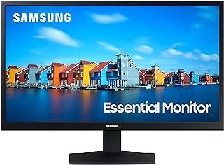 Monitor de computador SAMSUNG S33A Series 22 polegadas FHD 1080p, HDMI, painel VA, tela de visão ampla, modo de proteção de olhos, modo de jogo (LS22A338NHNXZA), preto