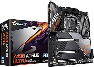 GIGABYTE Z490 AORUS Ultra (Intel LGA1200/Z490/ATX/Intel 2.5G LAN/3xM.2 Thermal Guard/SATA 6Gb/s/USB 3.2 Gen 2/Intel Wi-Fi 6//Realtek ALC1220-VB/RGB Fusion/Placa-mãe para jogos)