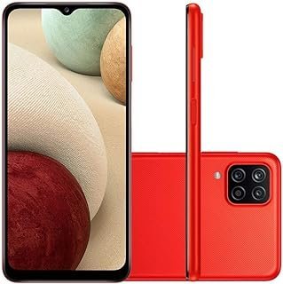Galaxy A12, 64 Gb, Dual – Sm-A125Mzrszto, Vermelho, Quadriband, Samsung Celular